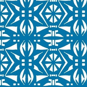 DECO PARTY PRINT Blue and White 