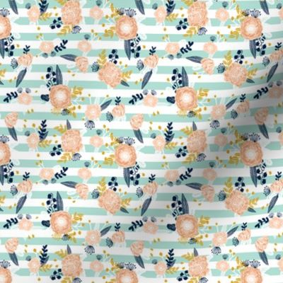 stripes flowers florals flower fabric nursery fabric nursery florals design girls peach flowers les fleurs fabric