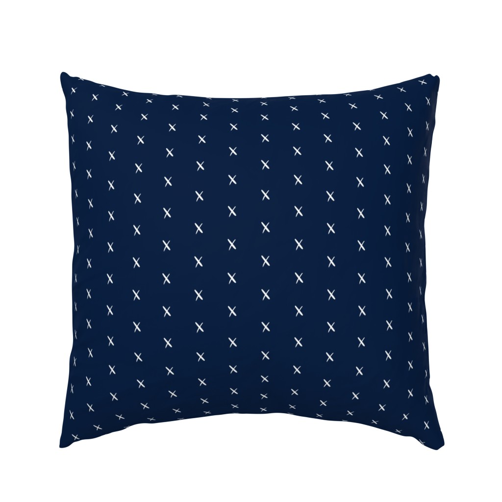 navy blue x fabric navy blue fabric nursery fabric x cross fabric navy blue coordinate