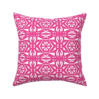 DECO PARTY PRINT Hot Pink and White