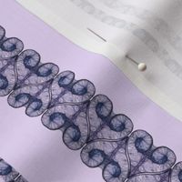 Lilac Lace Stripe