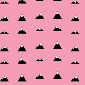Mountains on Pink