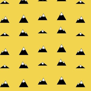 Mountains on Yellow