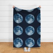 Jumbo 16" Blue Moon (fat quarter only!)