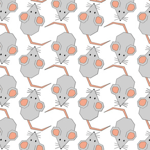 Mighty Mice on White
