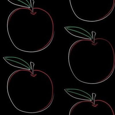 Chalkboard Apples 