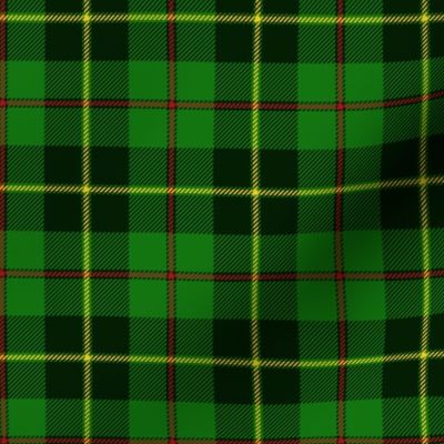 Galloway tartan - 3" dark, yellow line