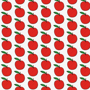 Painted red Apples 