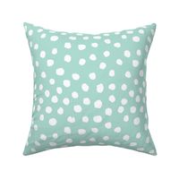 dots mint dot painted dot nursery baby cute fabric painted dot fabric