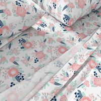 florals flower baby girl fabric baby nursery girls fabric cute fabric