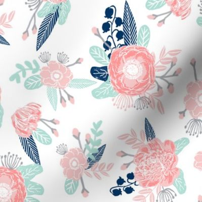 florals flower baby girl fabric baby nursery girls fabric cute fabric