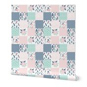 cheater quilt wholecloth cheater baby blanket cute nursery baby