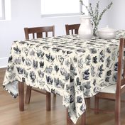 Poultry Envy Cream Black Toile 