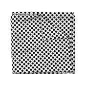 Black on white, 1-inch polka dots by Su_G_©SuSchaefer