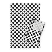 Black on white, 1-inch polka dots by Su_G_©SuSchaefer