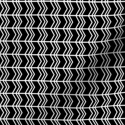 black + white chevron zigzags horizontal reversed