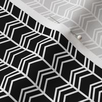 black + white chevron zigzags reversed