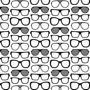 sunglasses » black + white no.2