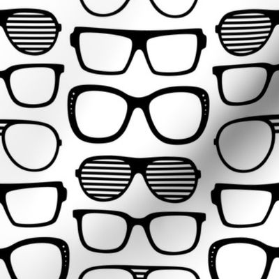 sunglasses LG » black + white no.2