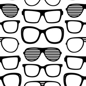 sunglasses LG » black + white no.2