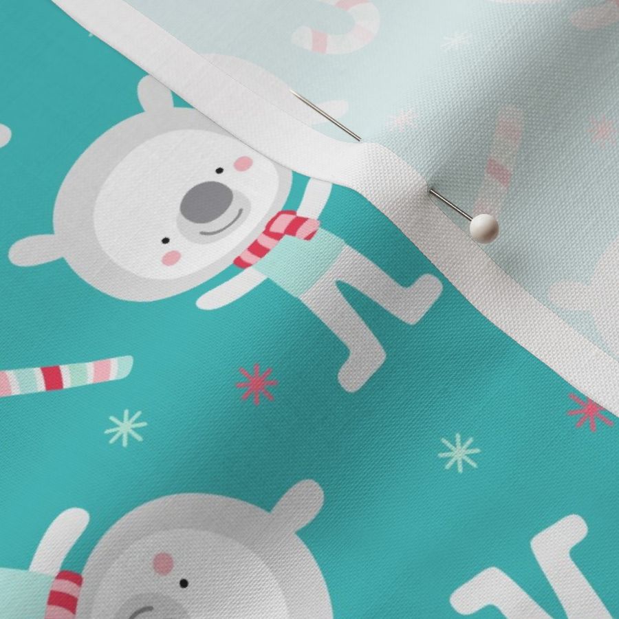 polar bears :: colorful christmas