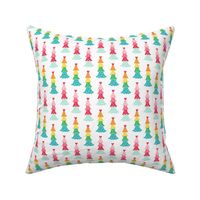 cute trees :: colorful christmas