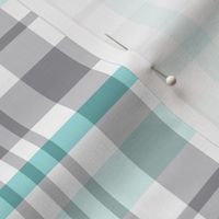 teal + grey plaid 2 XL