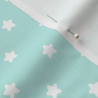 stars light teal LG