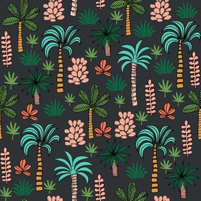 palm tree // palms tropical palms print andrea lauren fabric plant fabric