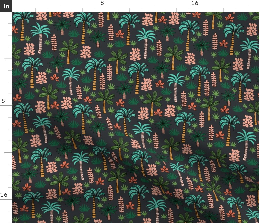 palm tree // palms tropical palms print andrea lauren fabric plant fabric