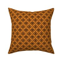 Halloween Damask Orange