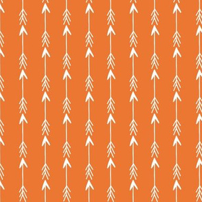 arrow rows // orange fabric arrows fabric nursery baby kids boys fabric