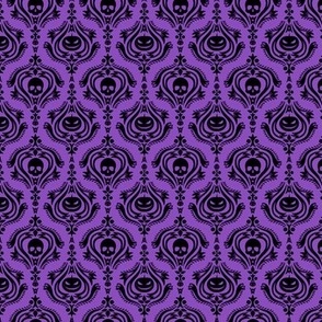 Halloween Damask Purple