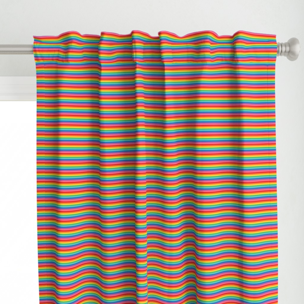 tiny rainbow fun stripes no2 horizontal