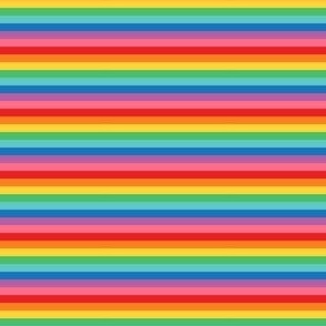 tiny rainbow fun stripes no2 horizontal