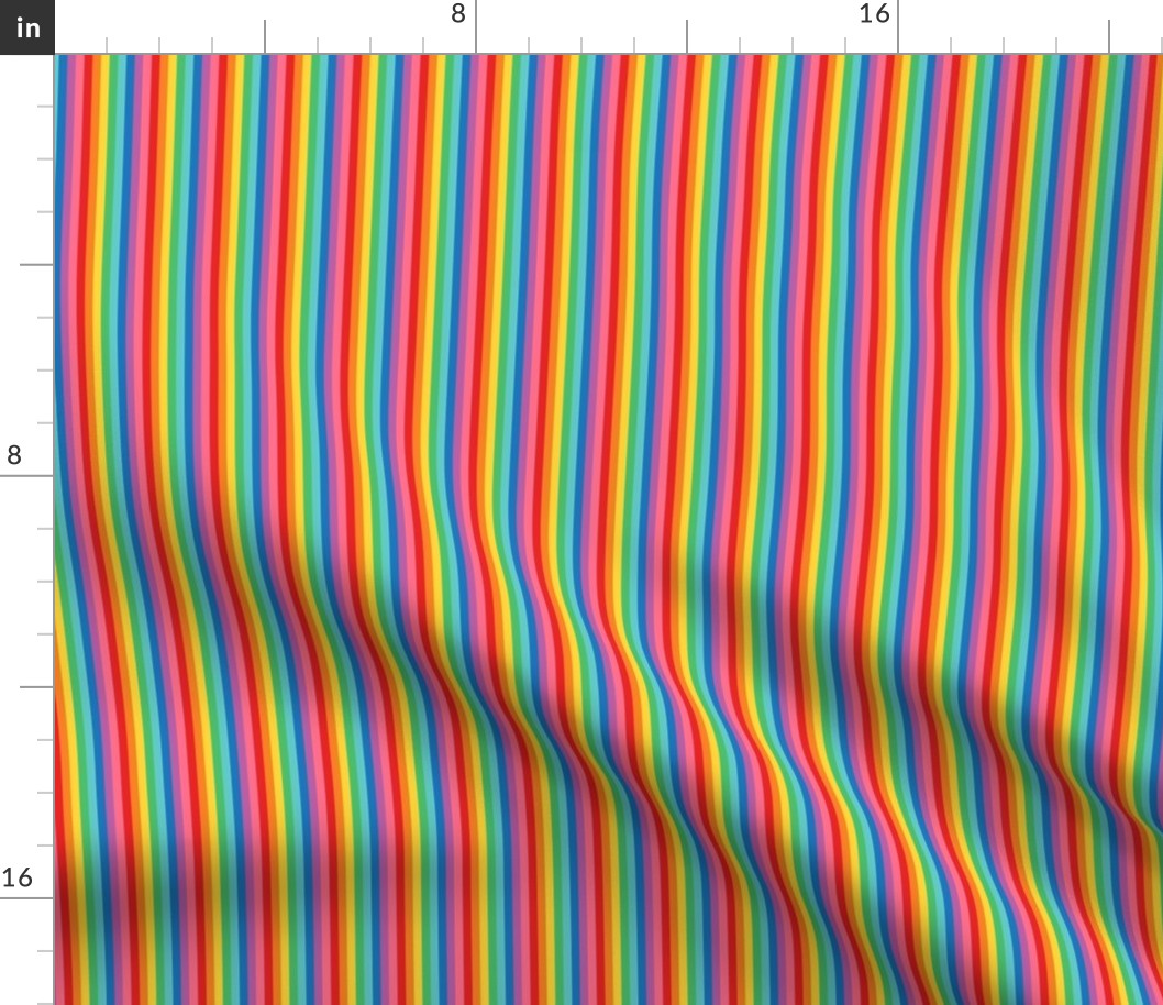 tiny rainbow fun stripes no2 vertical