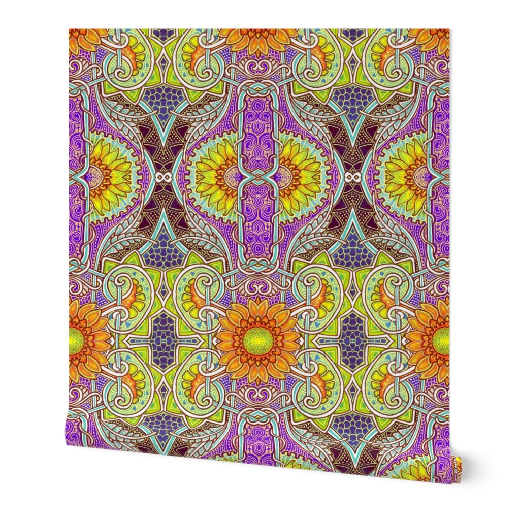 Sunflower Batik Peek A Boo (violet)