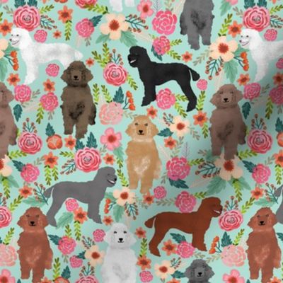 poodle florals cute poodles fabric mixed poodles color poodles cute poodle design best poodles fabric