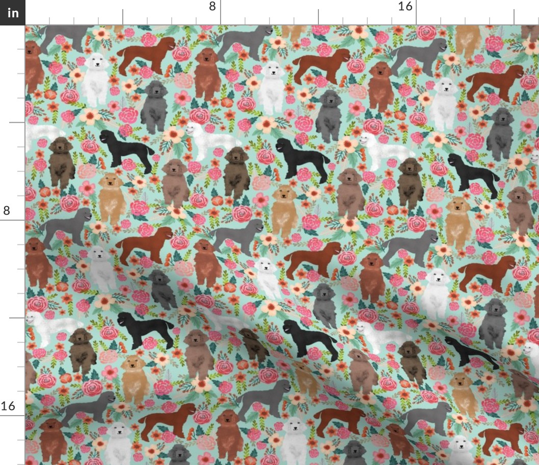 poodle florals cute poodles fabric mixed poodles color poodles cute poodle design best poodles fabric