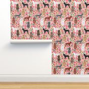 poodles florals cute poodle fabric best poodle design cute dog florals poodles fabric