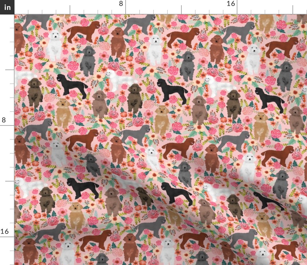 poodles florals cute poodle fabric best poodle design cute dog florals poodles fabric