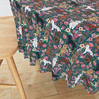 poodles fabric cute florals floral fabrics for dog lovers poodle owners will love this poodle fabric