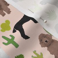 poodle cactus blush pink cute poodle design best poodle fabrics poodle cactus cacti fabric poodles