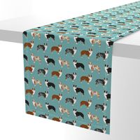 australian shepherds dogs cute blue merle dog red merle aussie dog fabrics cute fabric design