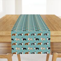 australian shepherds dogs cute blue merle dog red merle aussie dog fabrics cute fabric design