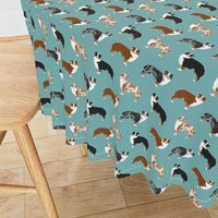 australian shepherds dogs cute blue merle dog red merle aussie dog fabrics cute fabric design