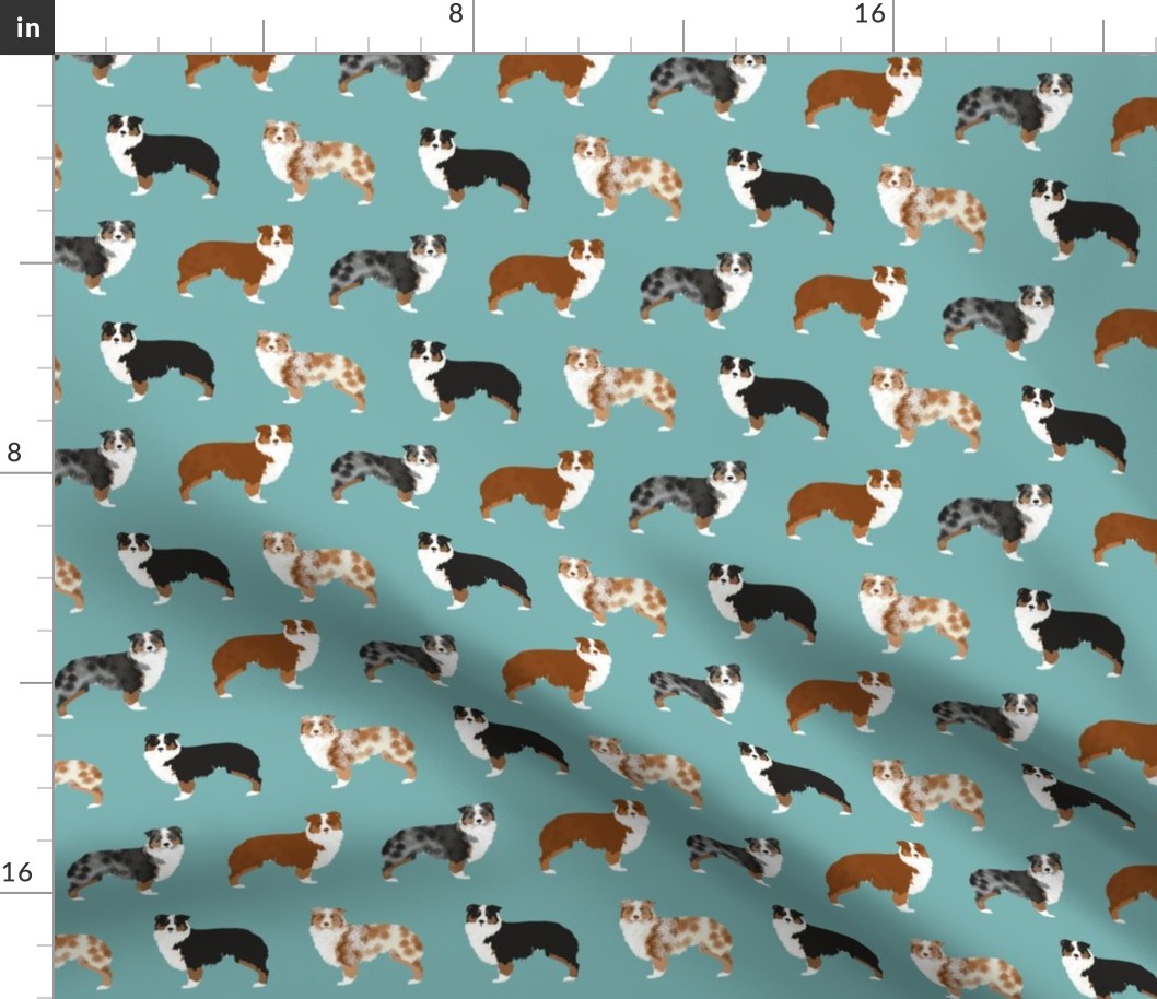 australian shepherds dogs cute blue merle dog red merle aussie dog fabrics cute fabric design