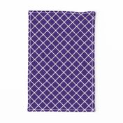 Purple and yellow team color Trellis purple