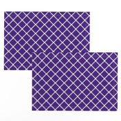 Purple and yellow team color Trellis purple