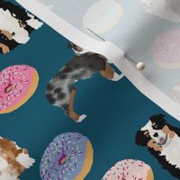 australian shepherd donuts cute pink donuts aussie dogs cute best dog fabric doughnuts design